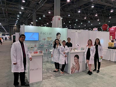 10x10 Trade Show Booth Rental Package 120 - iFacial Pro - IECSC 2019